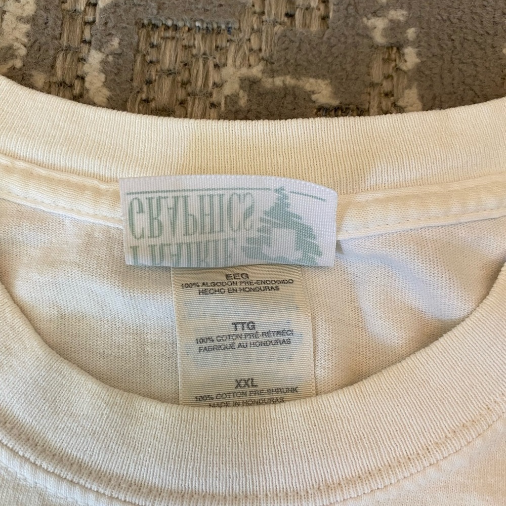 Kansas Jayhawks 2002 Final Four Shirt Size 2XL Color White -Flaws‎ - Picture 3 of 5